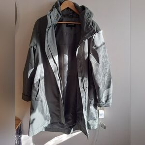 George Olive Green Hooded Jacket